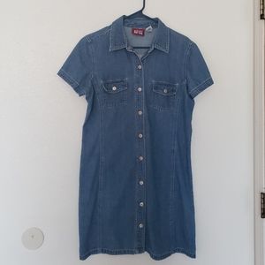 Old Navy blue jeans, denim dress